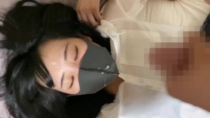 Japon karının surata attırma görüntüsü